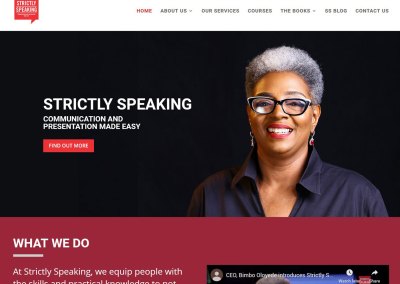 STRICTLY SPEAKING WEB DESIGN