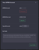 AIPRM Screenshot of Custom Profile