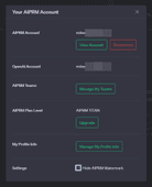 AIPRM Screenshot of setting to hide watermark