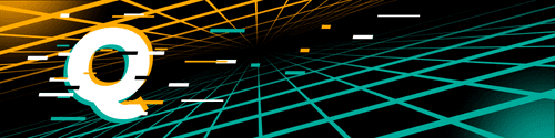 Q Banner for Glossary - Computer Plane Graphic