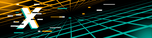 X Banner for Glossary - Computer Plane Graphic