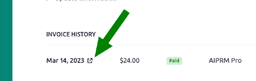 invoice history