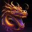 lucky dragon smiling